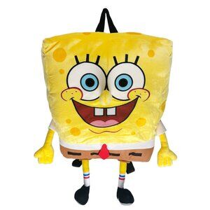 NEW Nickelodeon Spongebob Squarepants 3D Plush Backpack